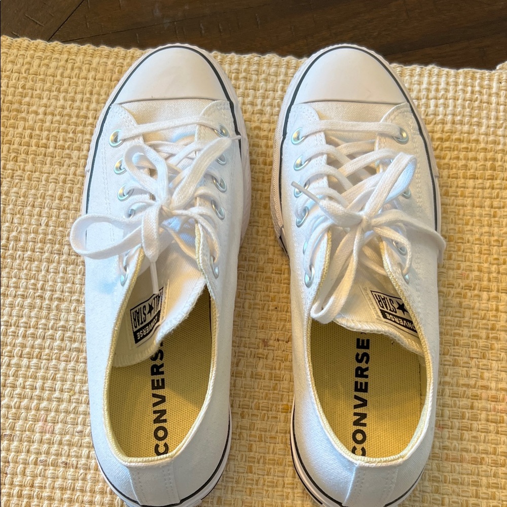 Converse Classic White Canvas Sneakers